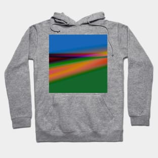 RED BLUE GREEN TEXTURE ART Hoodie